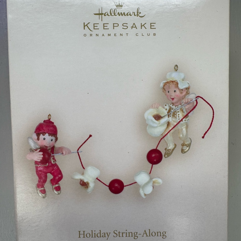 Hallmark Keepsake Red and White Holiday Ornament